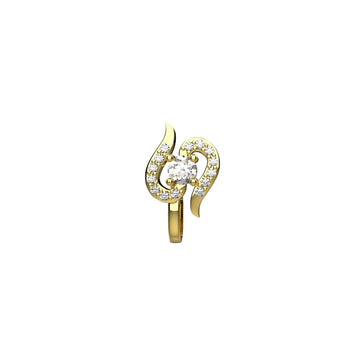 14k Gold Nose Cuff & Fake Nose Ring – Non-Piercing Jewelry