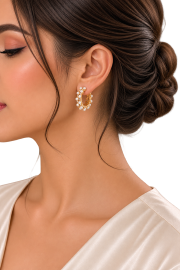 Pearl Radiance Hoops