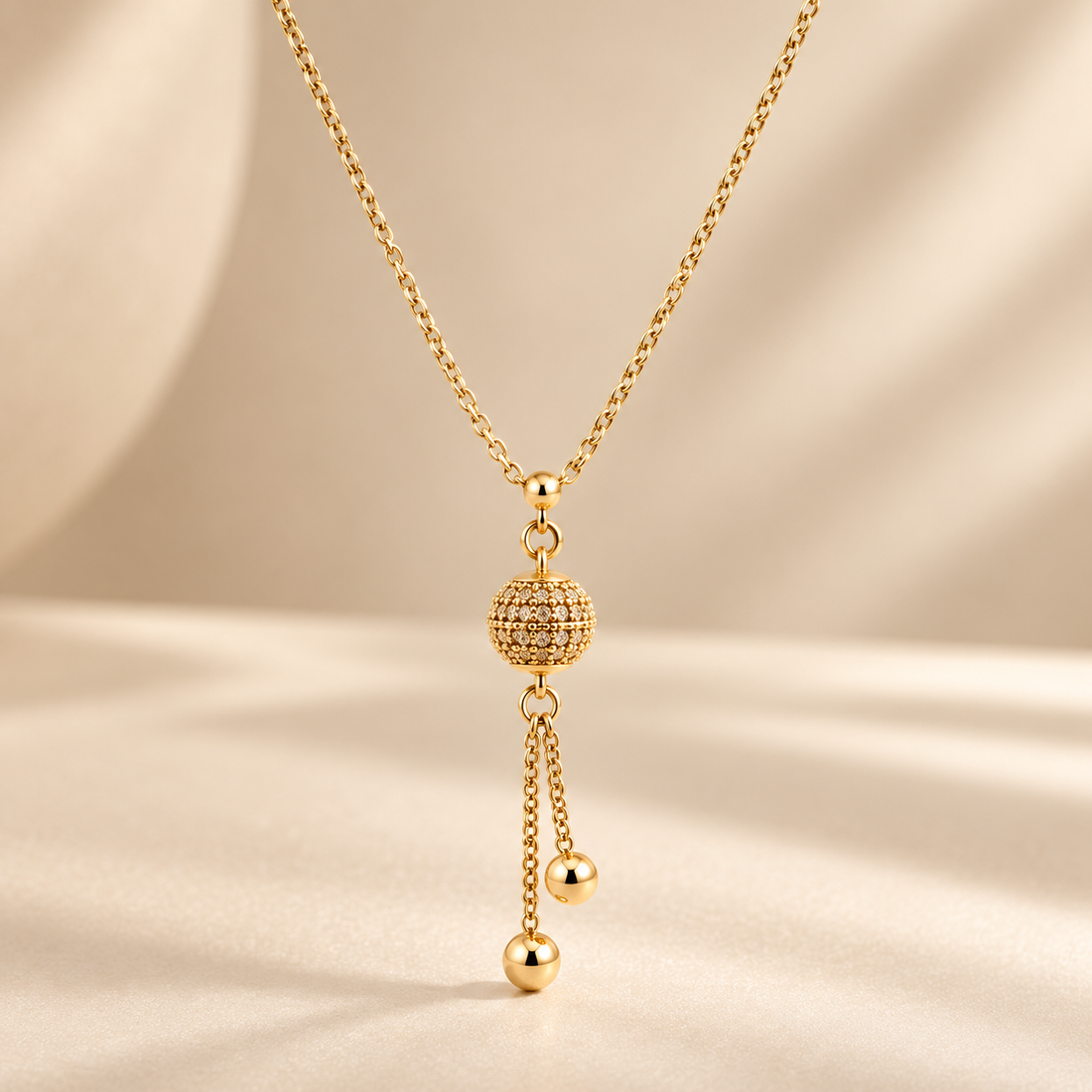 Royal Golden Pave Jewellery Set