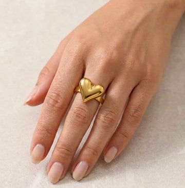 Eternal Heart Luxe Gold Ring