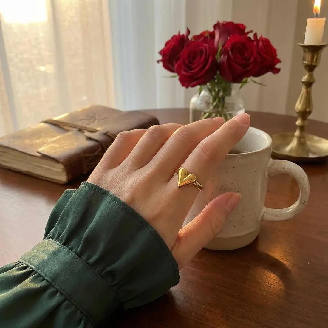 Eternal Heart Luxe Gold Ring