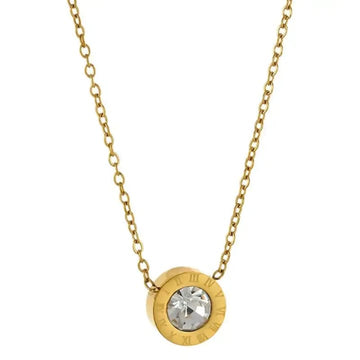 Celestia Roman Crystal Pendant Necklace