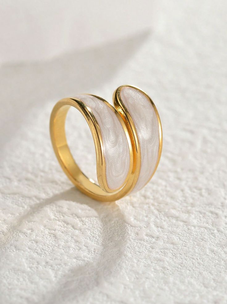 Ivory Marble Luxe Ring
