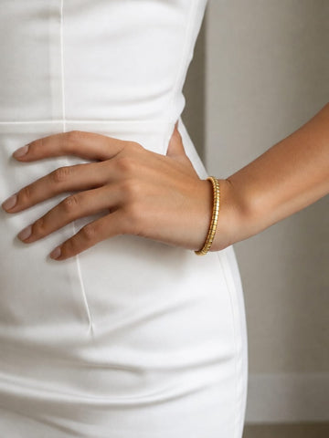 Luxe Flex Gold Cuff Bangle