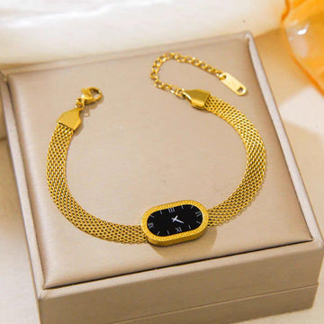 Golden Luxe Mesh Watch