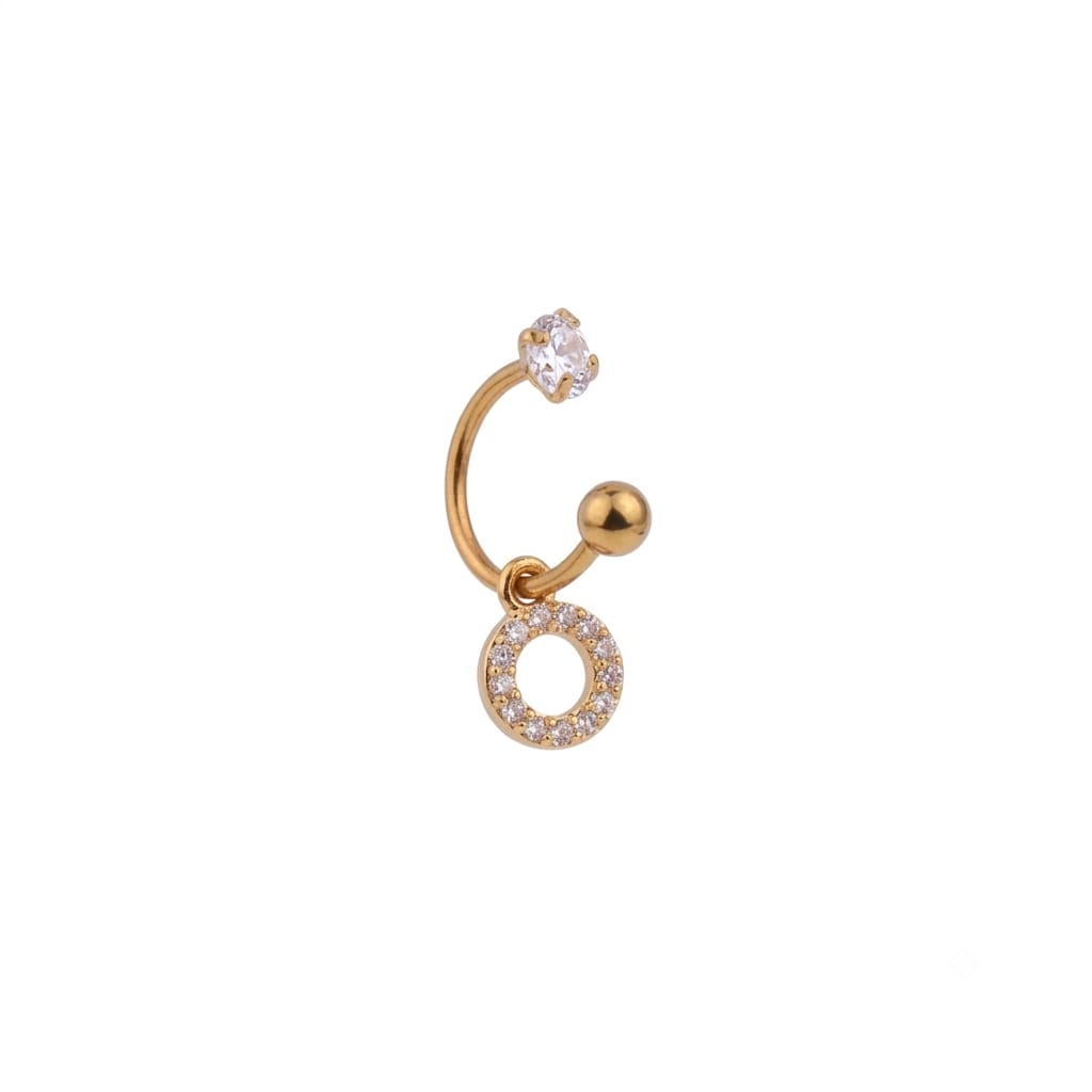 Aurelia Luxe Crystal Hoop Nose Ring
