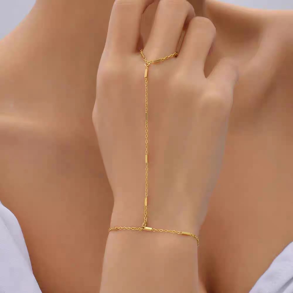 Golden Elegance Hand Chain